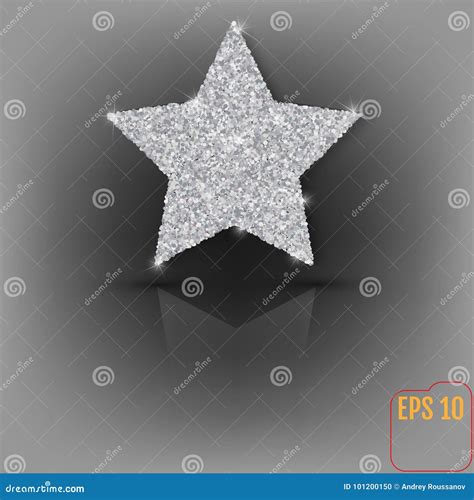 Silver Star Vector Stock Illustrations 44188 Silver Star Vector