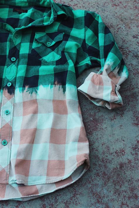 Really important information on how. Dip Dye Flannel DIY - Moxie | Bleach shirt diy, Flannel ...