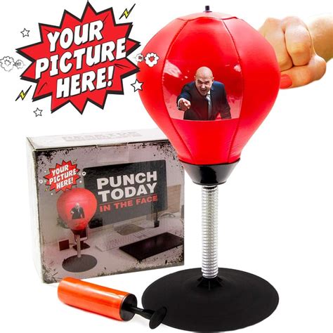 Desktop Punching Bag With Photo Insert The Best White Elephant