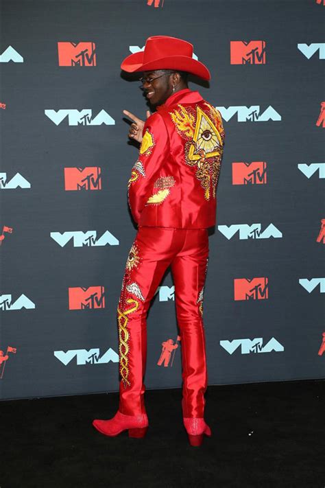 The original version said nike collaborated on the creation of the nike satan shoe. VMAs 2019: Lil Nas X Takes a Victory Lap in High Style | Tom + Lorenzo