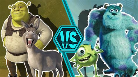 Thoughts On This Match Up Shrek And Donkey Vs Sully And Mike R