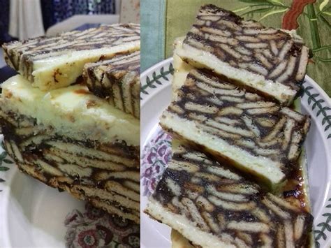 Bahan tepung disatukan lalu diayak dan dimasukkan dalam bekas besar. Cara Membuat Resepi kek batik horlick cheese - Foody Bloggers