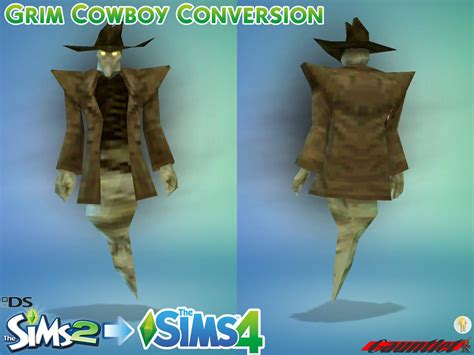 Sims2 To Sims4 Grim Cowboy Conversion By Gauntlet101010 On Deviantart