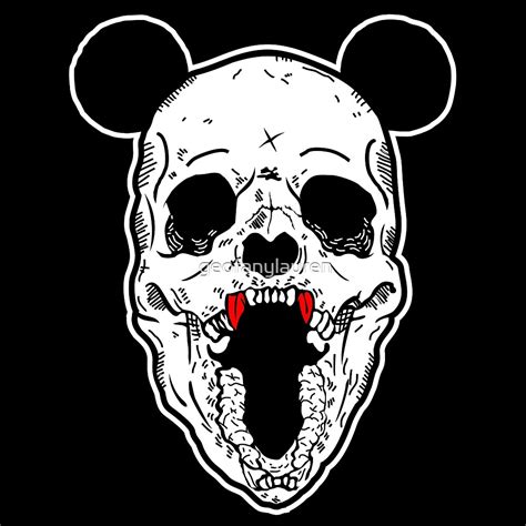 Skull Panda By Geofanylauren Redbubble