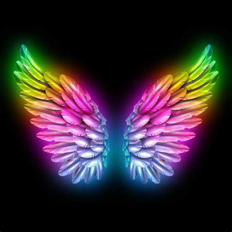 asas coloridas wings wallpaper angel wings art wings art