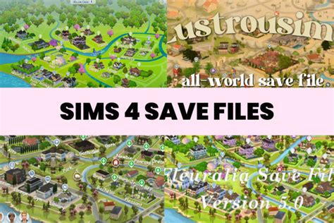 8 Best Sims 4 Save Files You Need To Try In 2024 Modsella