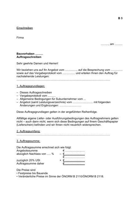 Dieses muster bewerbungsschreiben als lehrer(in). Auftrag Schreiben / Auftragsbestatigung Muster Information Und Vorlage : Auftraggeber suchen ...