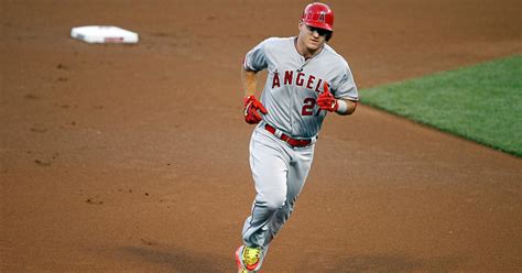 Mike Trout Hits A Home Run On The Fourth Pitch Of All Star Game