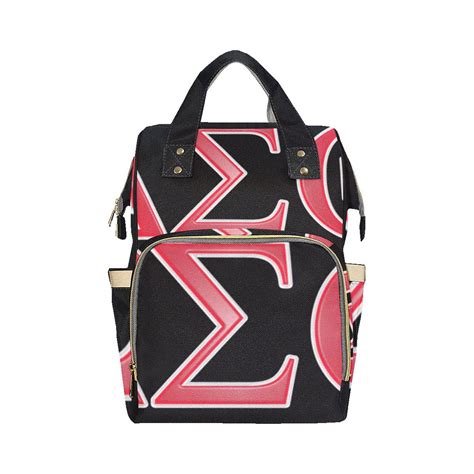 Delta Sigma Theta Sorority Fashion Diaper Bags For Mom Etsy In