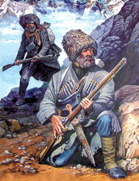 The Conquest Of The Caucasus Russian Army Volunteers Kabardian