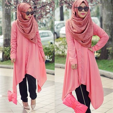 Pink Hijab Styles 17 Ways To Wear Pink Colour Hijab Muslimah Fashion And Hijab Styleniqab