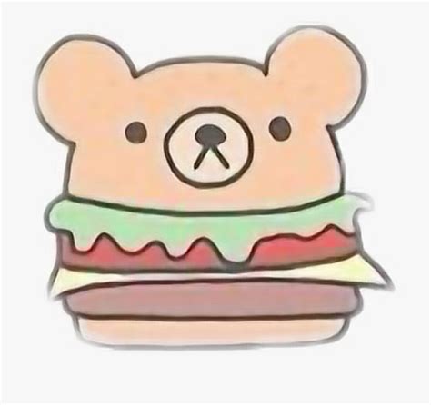 Hamburger Cute Tumblr Kawaii Food Art Drawing Kawaii In 2020 Cute