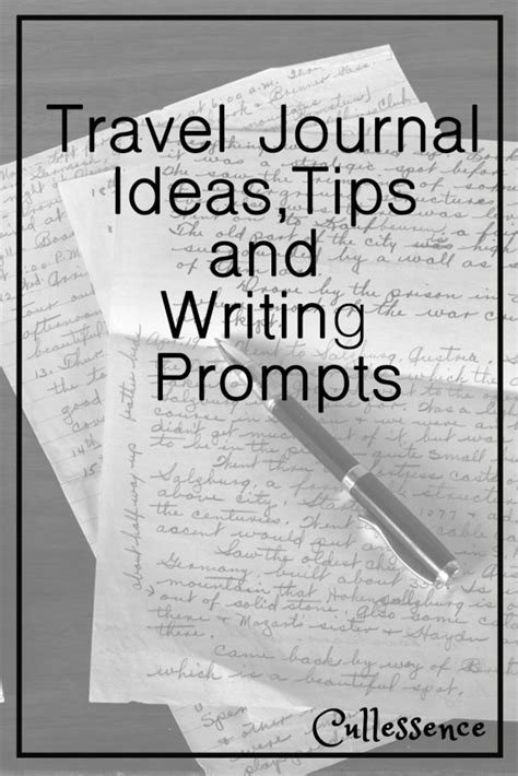 Travel Journal Ideas Tips And Writing Prompts How To Write A Travel