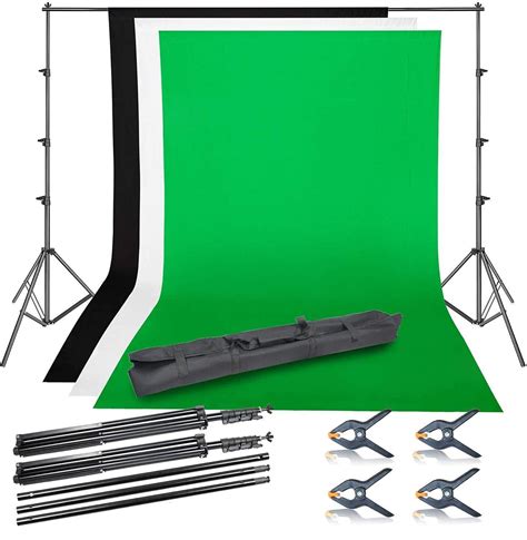 Hiffin Photo Video Studio Background Backdrop Stand Kit 8 X 14ft