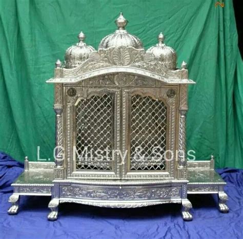 Silver Mandir Silver Furniture Pooja Mandir Temple