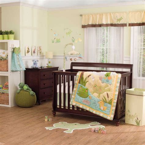 I got this crib bedding set as gift for a baby shower so i didn't get to try it out myself. In the Pond 4 Piece Crib Bedding by Carter's - Frog , Duck ...