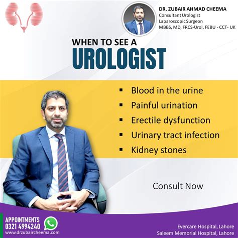 Here Are Few Important Points When Your Need To Visit A Urologist