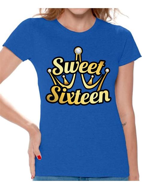 awkward styles sweet sixteen shirt for ladies cute 16th birthday party tee my super sweet