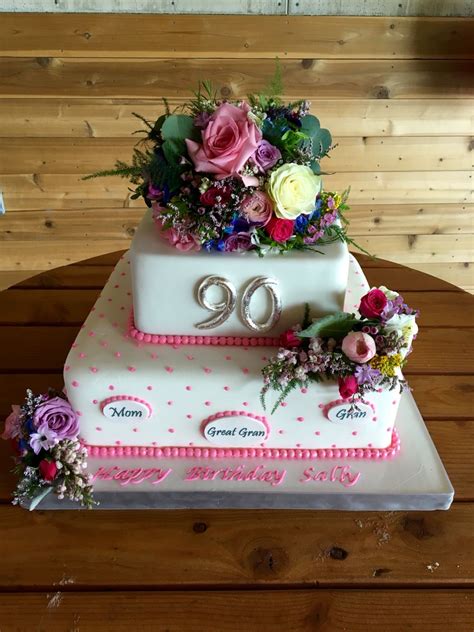 90th Birthday Cake 90th Birthday Cakes Cake 90th Birthday