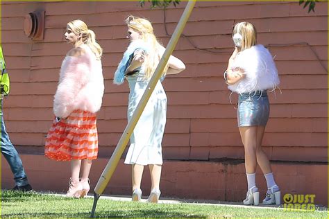 Emma Roberts And Abigail Breslin Film Scream Queens On Location In Los Angeles Photo 3774590