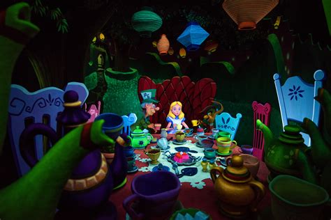 Alice And The Mad Hatter S Tea Party R Disney