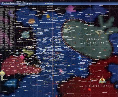Map Of Star Trek Universe