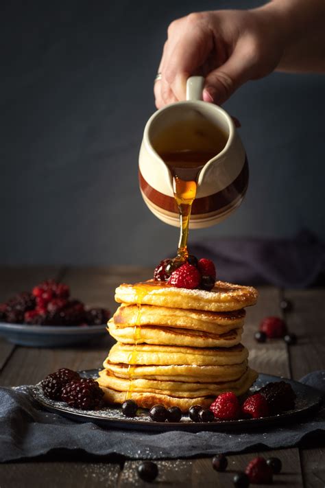Fluffy American Pancakes Food Photography Dessert Food Photoshoot