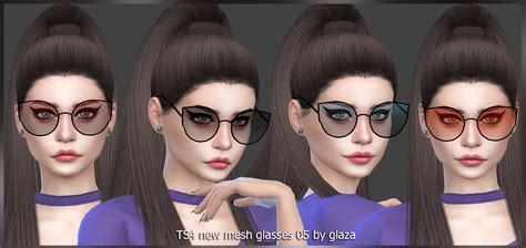 Ts4 New Mesh Glasses 05 By Glaza