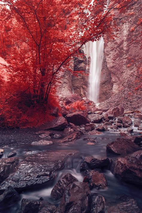 Red Waterfall Smithsonian Photo Contest Smithsonian Magazine