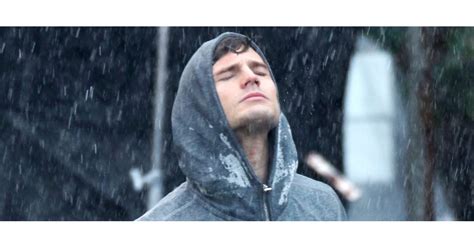 Jamie Dornan Running In Rain Fifty Shades Of Grey Photos Popsugar Entertainment