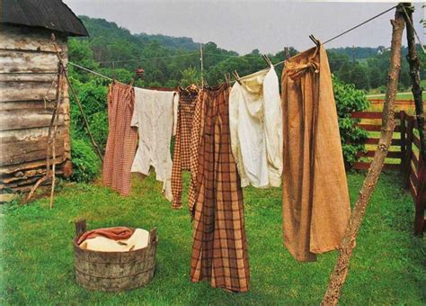 i like the idea of having a rustic clothesline out back the modern ones are such an eyesore