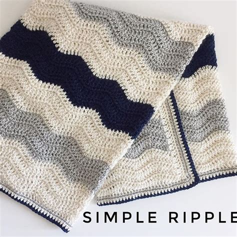 Crochet Ripple Blanket Daisy Farm Crafts Instagram Lavoro