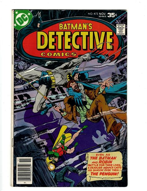 Detective Comics 473 Vf Dc Comic Book Batman Robin Joker Catwoman
