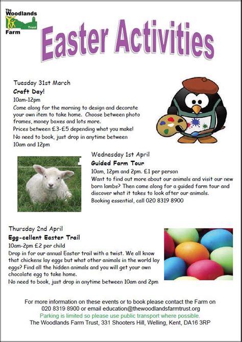 Easter Holiday Activities At Woodlands Farm A Spark In Your Veins