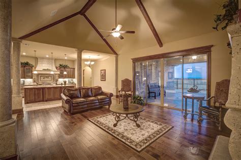The Grand Bellissimo Mediterranean Living Room Oklahoma City By