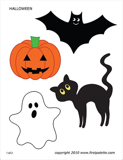 Halloween Cats Free Printable Templates And Coloring Pages