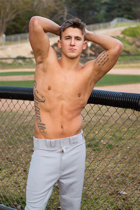 Sexy Nude Baseball Player Martin Jerks His Big Dick To A Massive