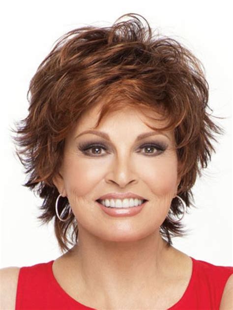 Short wispy cut for fine curls. Most Shag Haircuts for Mature Women Over 40 is hair that ...