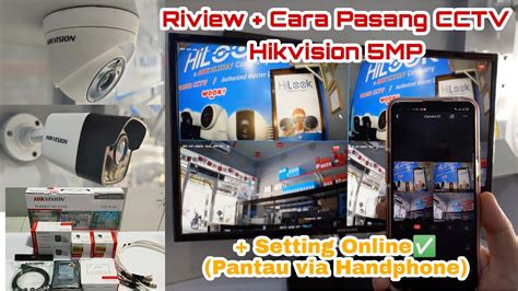 Cara Pasang CCTV Hikvision 4CH 5MP Sendiri Dengan Mudah YouTube