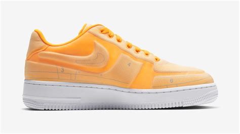 The Nike Air Force 1 Schematic Looks Popping In Laser Orange