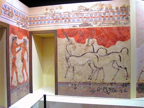 The Stream Of Time The Minoans Frescoes