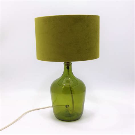 green glass lamp base recycled glass 16 flex colours etsy uk