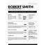 Free Standard Resume Template In DOCX & DOC Format  Good