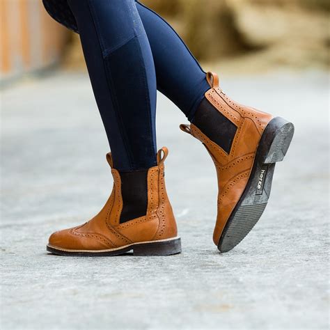 Horze Lennox Womens Genuine Leather Jodhpur Boots Horze
