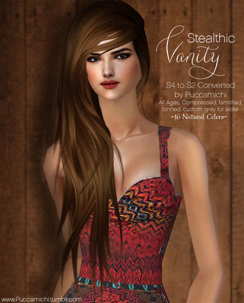 The Sims 2 Finds Stealthic “vanity Female Hair All Ages Binned