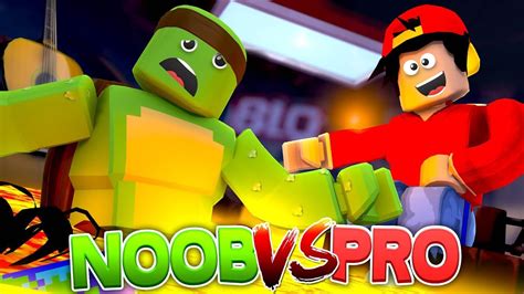 Roblox Noob Vs Pro In A New Roblox Game Youtube