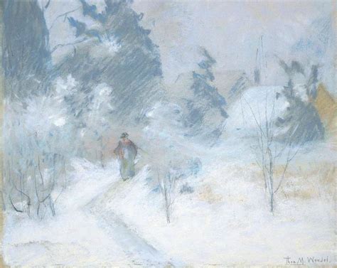 Pin On Paintings Snow Scenes