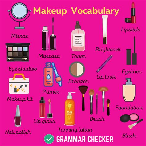 Makeup Vocabulary Grammar Check Vocabulary Learn Makeup