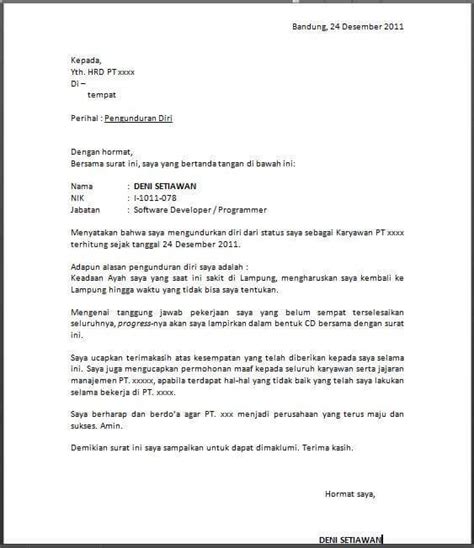 Tunjukkan apresiasi anda atau juga anda bisa menyebutkan pencapaian yang sudah anda dapatkan. Contoh Surat Pengunduran Diri Resign Kerja Yang Baik Dan ...