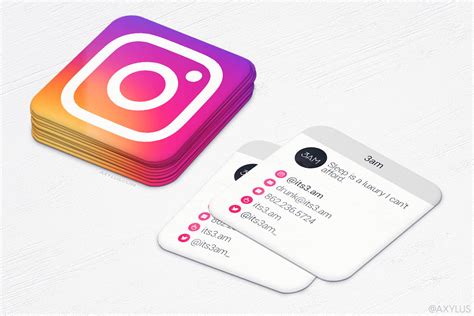 Preserving the creativity of business cards in a digital world. Mini Instgram Cards 2016 Business Cards Social Media